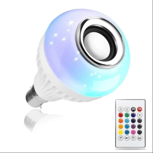JainNext Multicolor LED Bluetooth Music Bulb with Speaker - Image 2