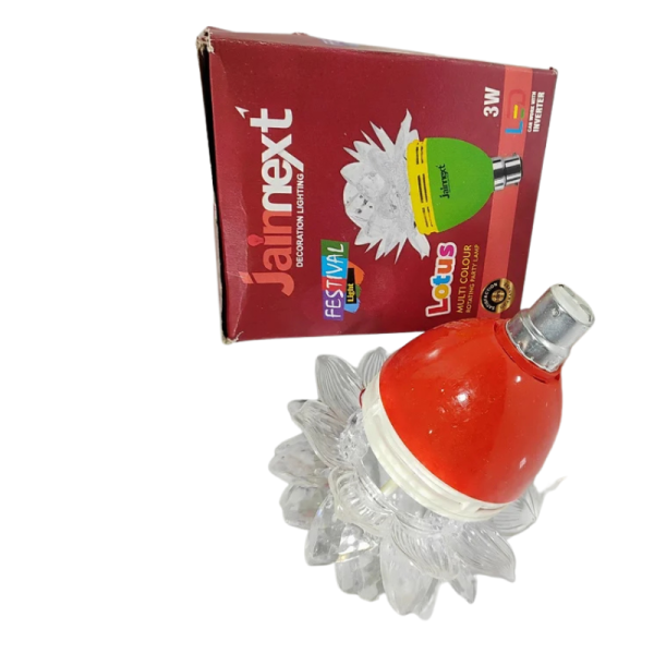 JainNext LED Lotus Rotating Bulb - Image 3
