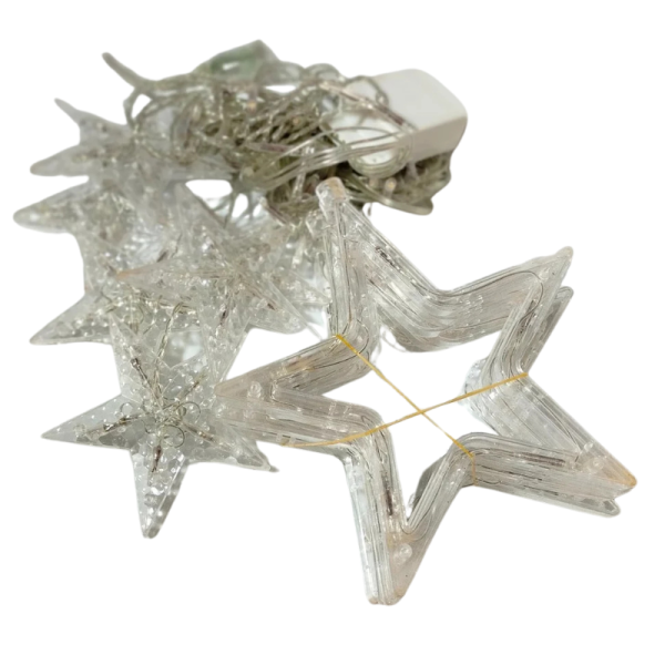 JainNext Star Curtain LED Light 6+6 Stars - Image 2