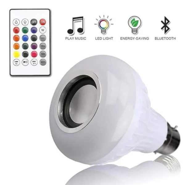 JainNext Multicolor LED Bluetooth Music Bulb with Speaker